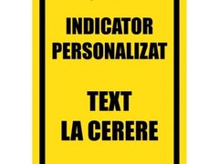 Indicator personalizat text la cerere